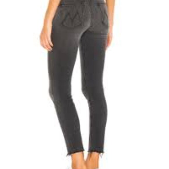 MOTHER Women's Black Skinny Jeans - Picture 2 of 4